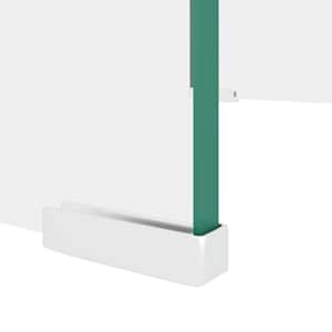 TV stolek / podstavec na monitor čiré sklo 40x25x11 cm - obrázek 5