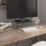  vidaXL átlátszó üveg TV/monitor állvány 40x25x11 cm termék 2. képe