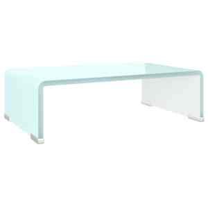 TV stolek / podstavec na monitor sklo zelený 40 x 25 x 11 cm - obrázek 2