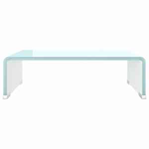 TV stolek / podstavec na monitor sklo zelený 40 x 25 x 11 cm - obrázek 3