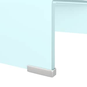 TV stolek / podstavec na monitor sklo zelený 40 x 25 x 11 cm - obrázek 5