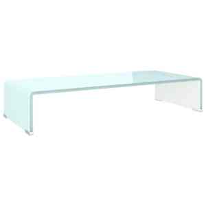 TV stolek / podstavec na monitor sklo zelený 70 x 30 x 13 cm - obrázek 2