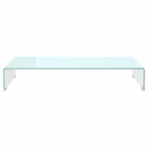 TV stolek / podstavec na monitor sklo zelený 80 x 30 x 13 cm - obrázek 3