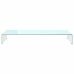 TV stolek / podstavec na monitor sklo zelený 90 x 30 x 13 cm - obrázek 3
