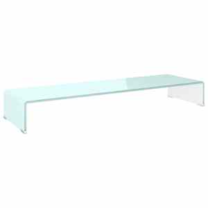 TV stolek / podstavec na monitor sklo zelený 100 x 30 x 13 cm - obrázek 2