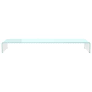 TV stolek / podstavec na monitor sklo zelený 110 x 30 x 13 cm - obrázek 3