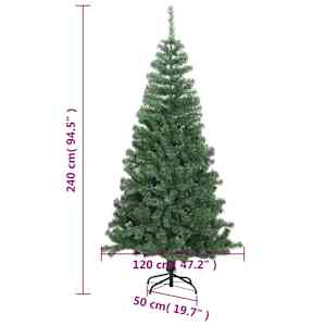 Umělý vánoční strom L 240 cm zelený - obrázek 6