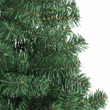 vidaXL Árvore de natal artificial L, 240 cm, verde[4/6]
