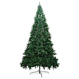 vidaXL Árvore de natal artificial XXL, 400 cm, verde