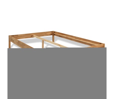 vidaXL Slatted Bed Base with 28 Slats 7 Zones 120x200cm FSC Frame Home Bedroom