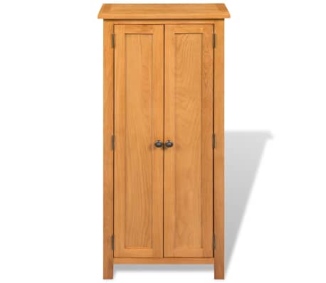 vidaXL Armoire de rangement 50 x 22 x 122 cm Bois de chêne massif