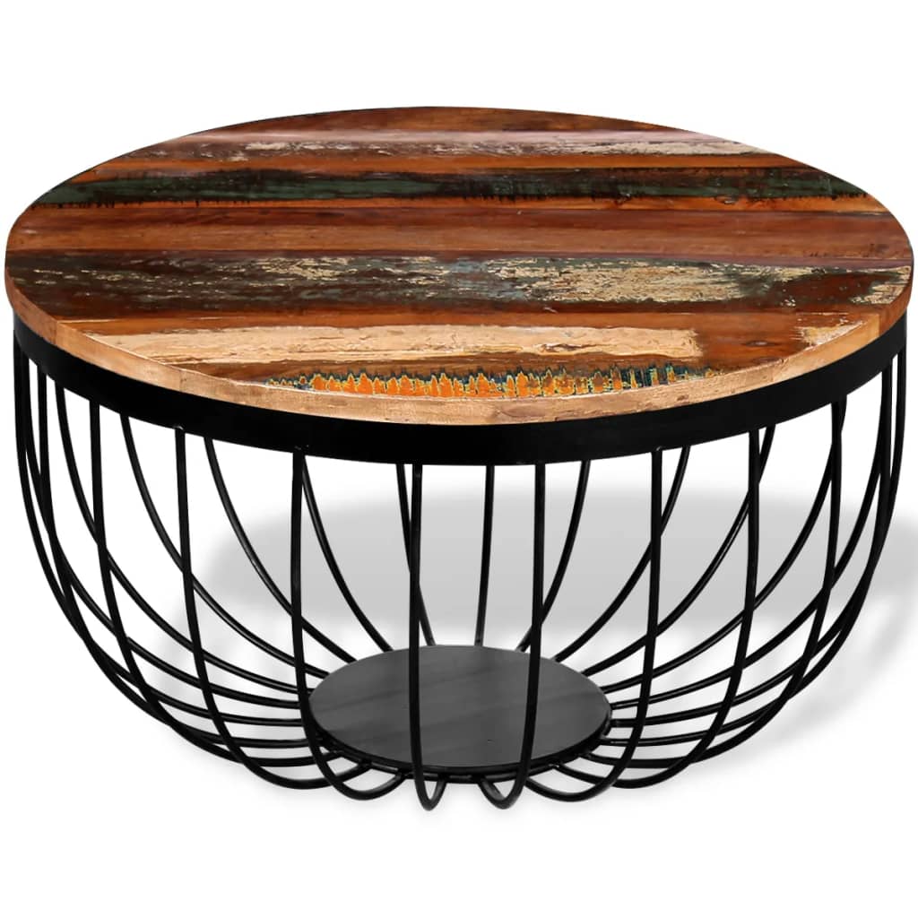 

vidaXL Salontafel massief gerecycled hout