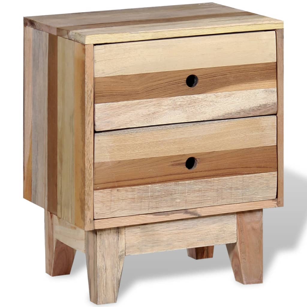 Image of vidaXL Bedside Cabinet Solid Reclaimed Wood