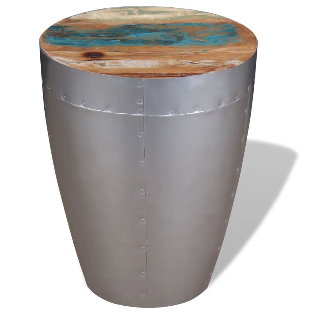 vidaXL Aviator Stool Solid Reclaimed Wood