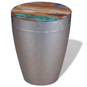 Stolička Aviator masivní recyklované dřevo - obrázek 3