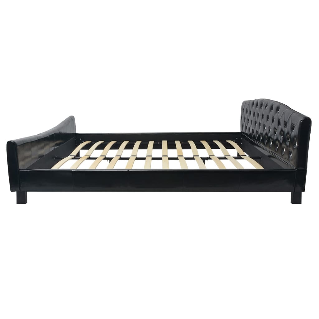 

vidaXL Bedframe kunstleer 180x200 cm zwart