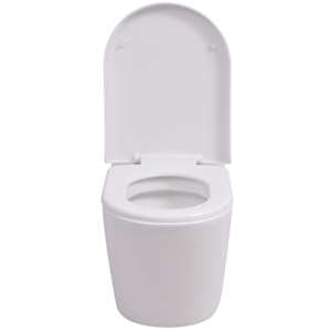Závěsné WC keramické bílé - obrázek 3