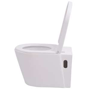 Závěsné WC keramické bílé - obrázek 4