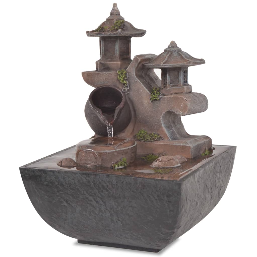 Fontaine D'intérieur Avec Lampe LED Polyrésine VidaXL 14 width=274