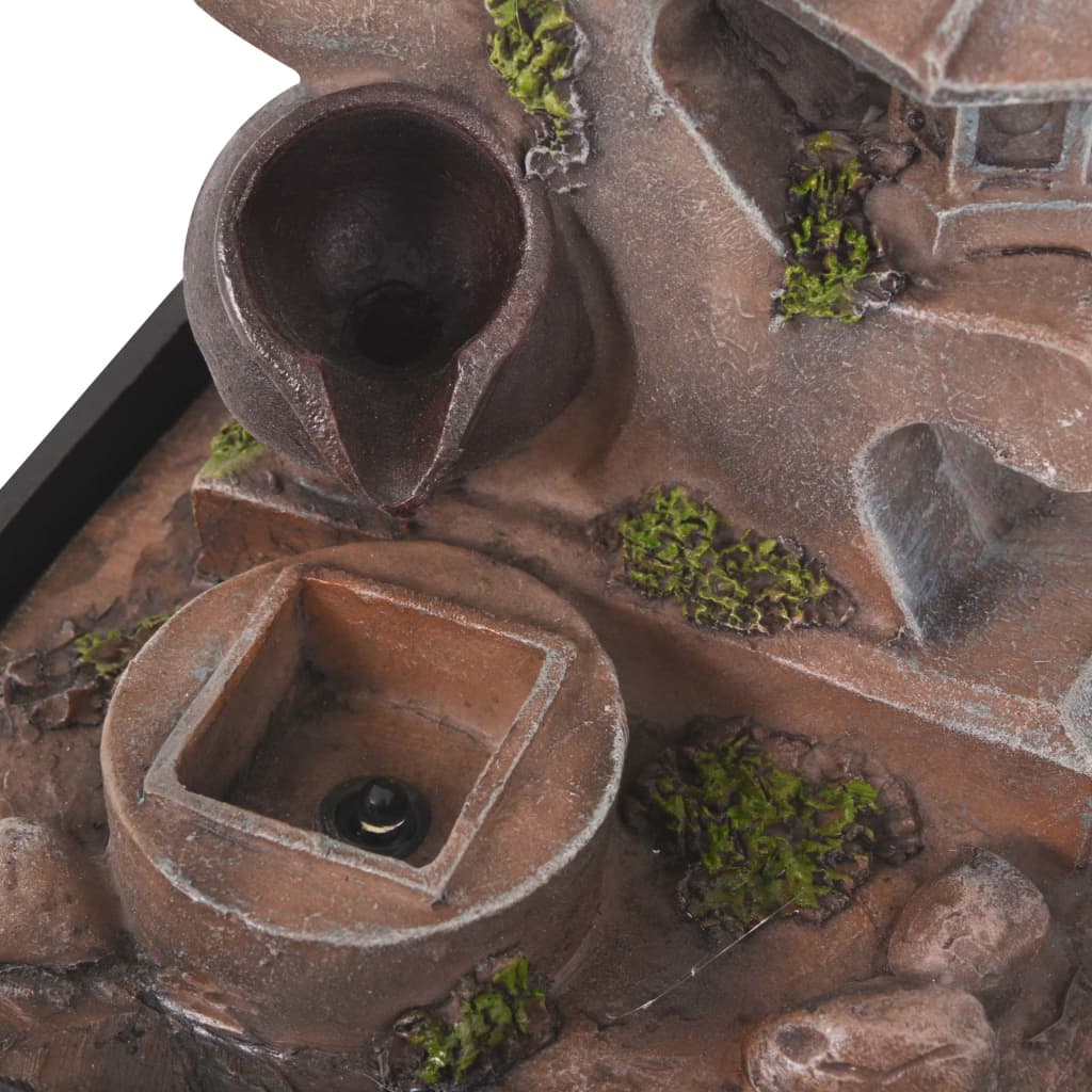 Fontaine D'intérieur Avec Lampe LED Polyrésine VidaXL 16 width=274