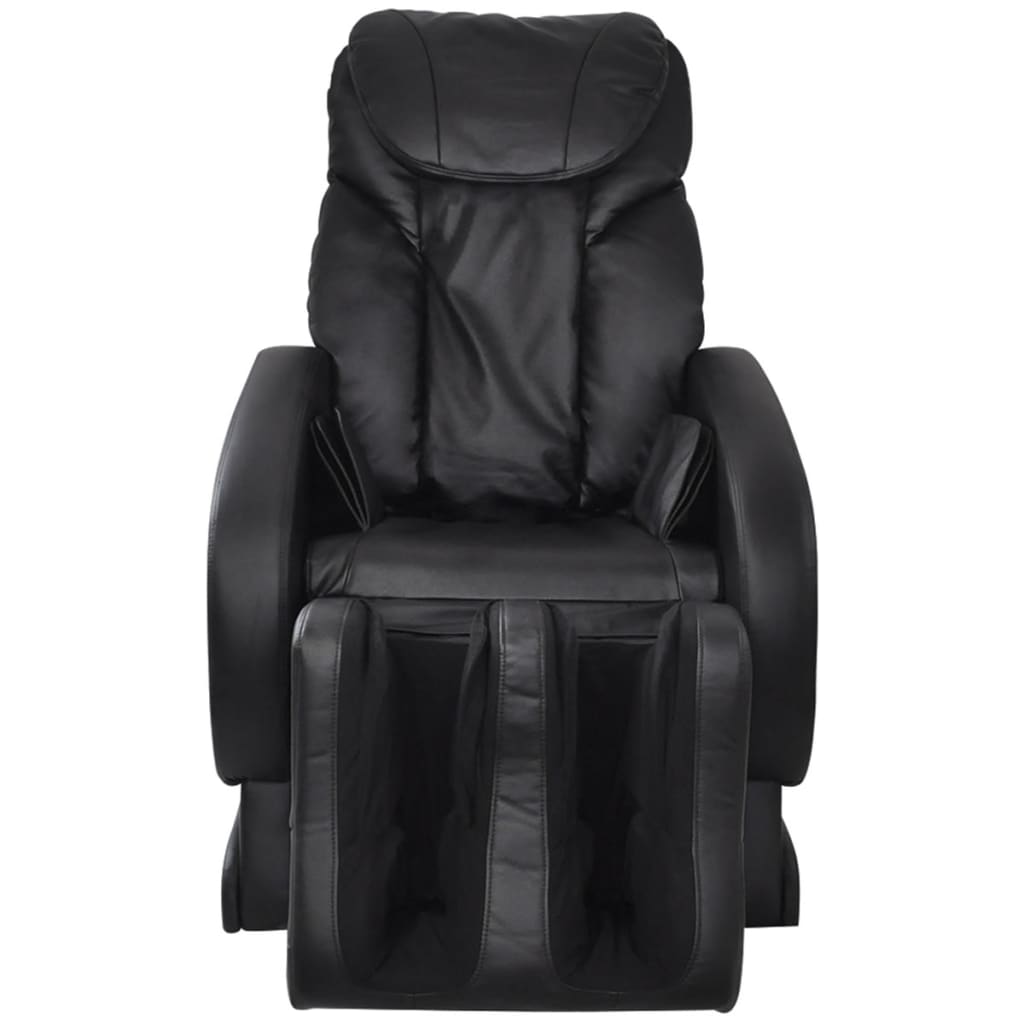 

vidaXL Massagestoel kunstleer zwart