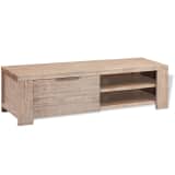 vidaXL Tv-meubel massief geborsteld acaciahout 140x38x40 cm