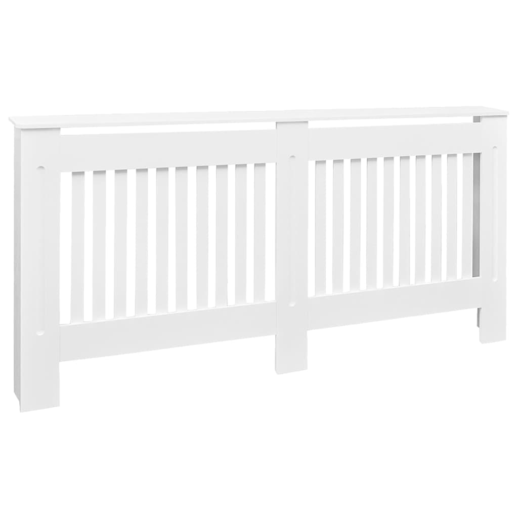 vidaXL Kryt na radiátor bílý MDF 172 cm