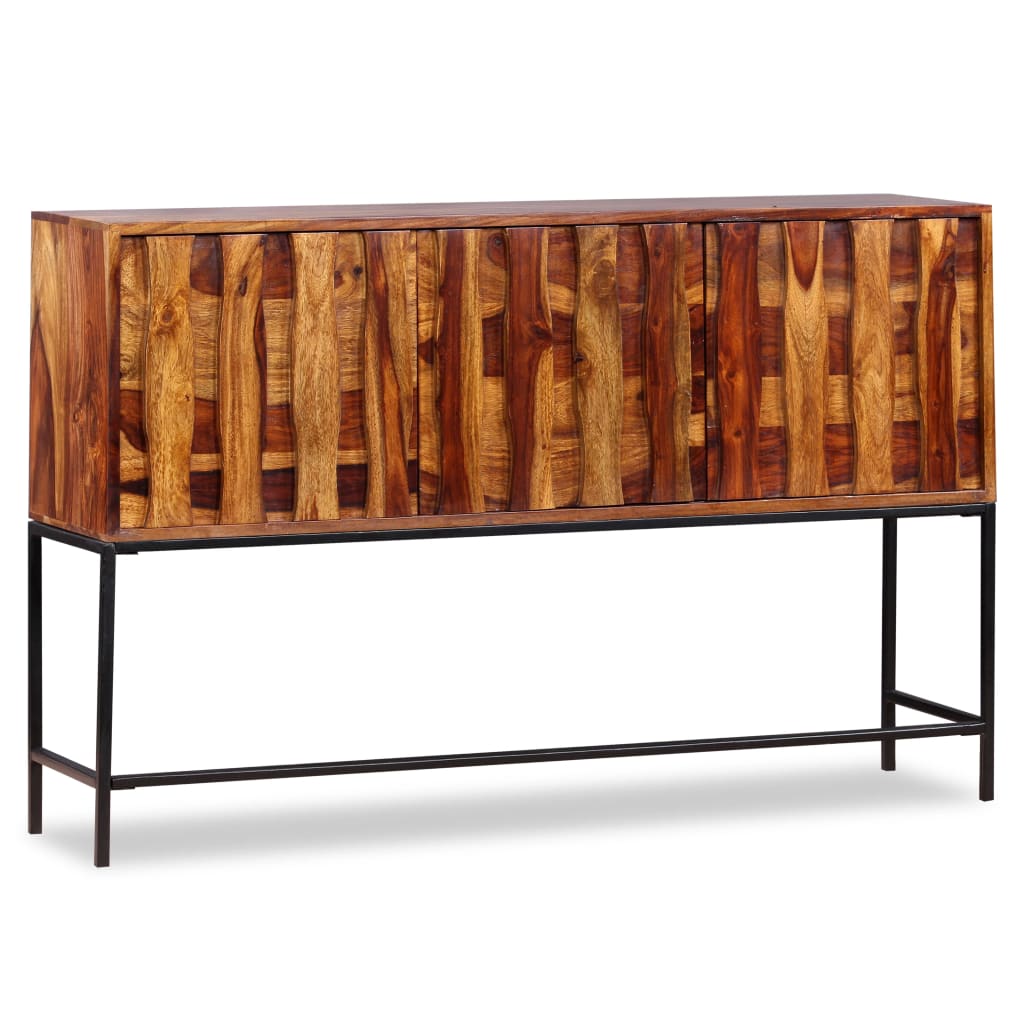vidaXL Servantă din lemn masiv de palisandru, 120 x 30 x 80 cm