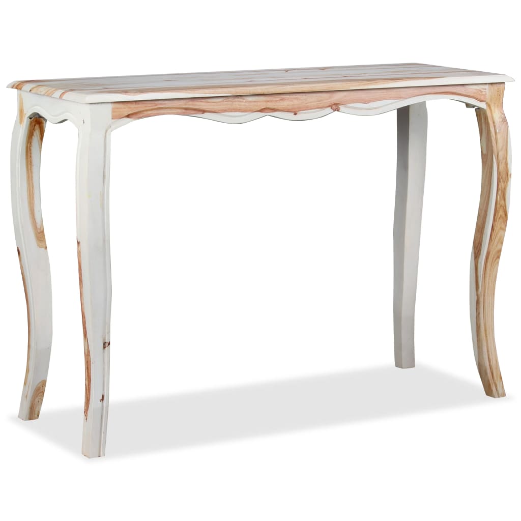 

vidaXL Wandtafel 110x40x76 cm massief sheeshamhout