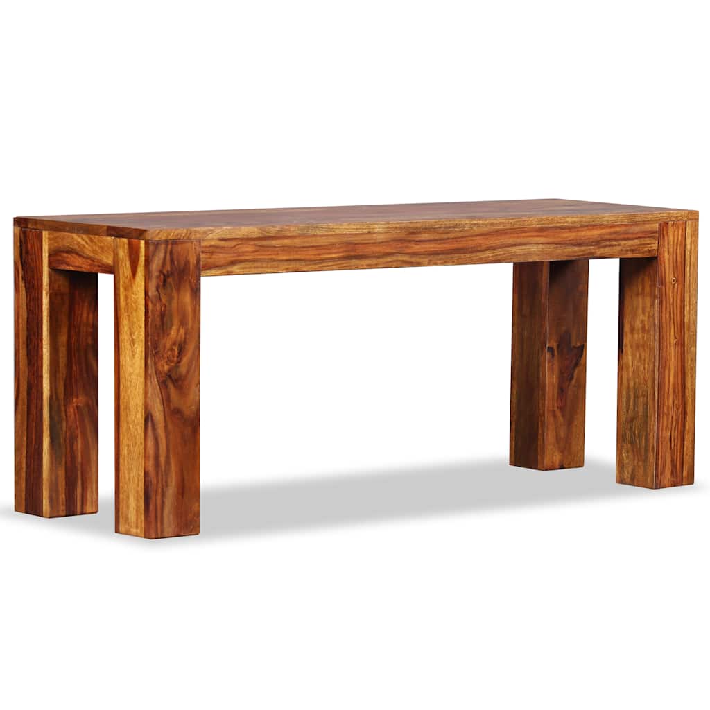 Bench Wooden House Hallway Entryway Hall Bench Solid Wood Acacia vidaXL - Picture 2 of 10