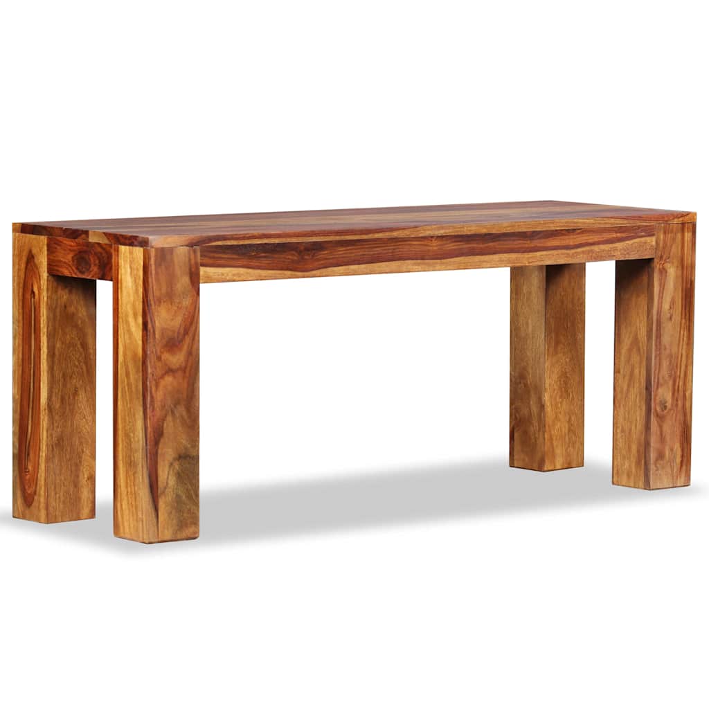 Bench Wooden House Hallway Entryway Hall Bench Solid Wood Acacia vidaXL - Picture 5 of 10