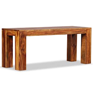 Lavice masivní akáciové dřevo 110 x 35 x 45 cm - obrázek 2