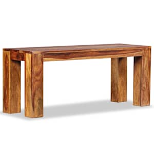 Lavice masivní akáciové dřevo 110 x 35 x 45 cm - obrázek 3
