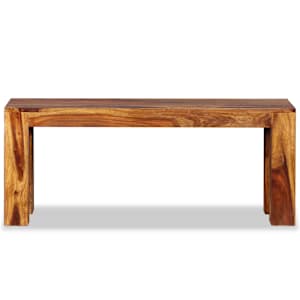 Lavice masivní akáciové dřevo 110 x 35 x 45 cm - obrázek 6