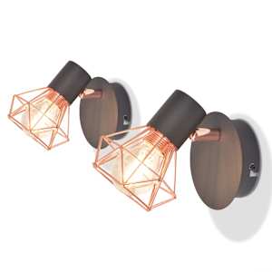vidaXL seinalambid 2 tk 2 LED-h&otilde;&otilde;glambiga 8 W
