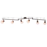 vidaXL Taklampe med 6 LED-filamentpærer 24 W