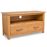 vidaXL ТВ шкаф, дъб, 90x35x48 см