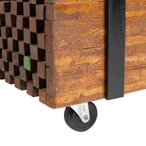 Odkládací stolek, teak, 60x60x38 cm - obrázek 6