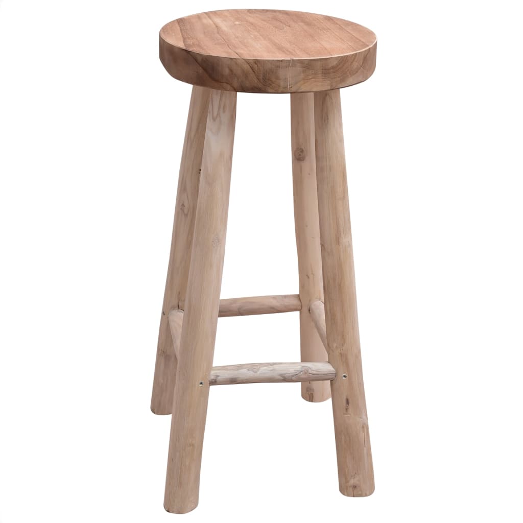 vidaXL Barová stolička masivní teak