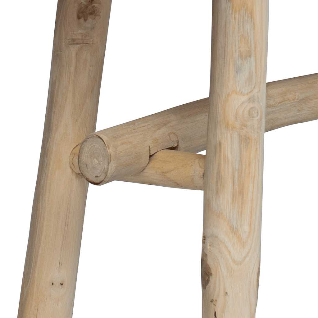 Panca In Vera Pelle E Teak VidaXL 16 width=274