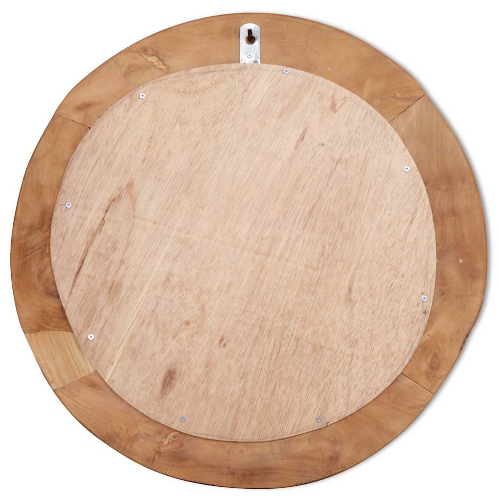 Miroir Décoratif Teck 60 Cm Rond VidaXL 19 width=274