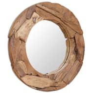 vidaXL Decoratieve spiegel rond 80 cm