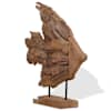 vidaXL Kalaskulptuur Teak 40x12x57 cm