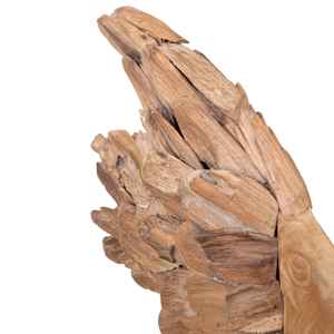Socha ryby Teak 40x12x57 cm - obrázek 10