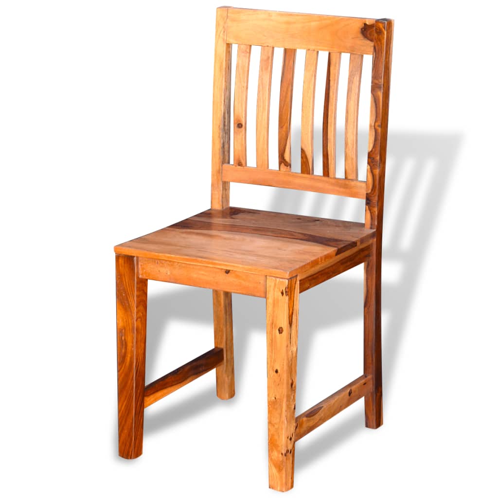 

vidaXL Eetkamerstoelen 6 st massief sheeshamhout