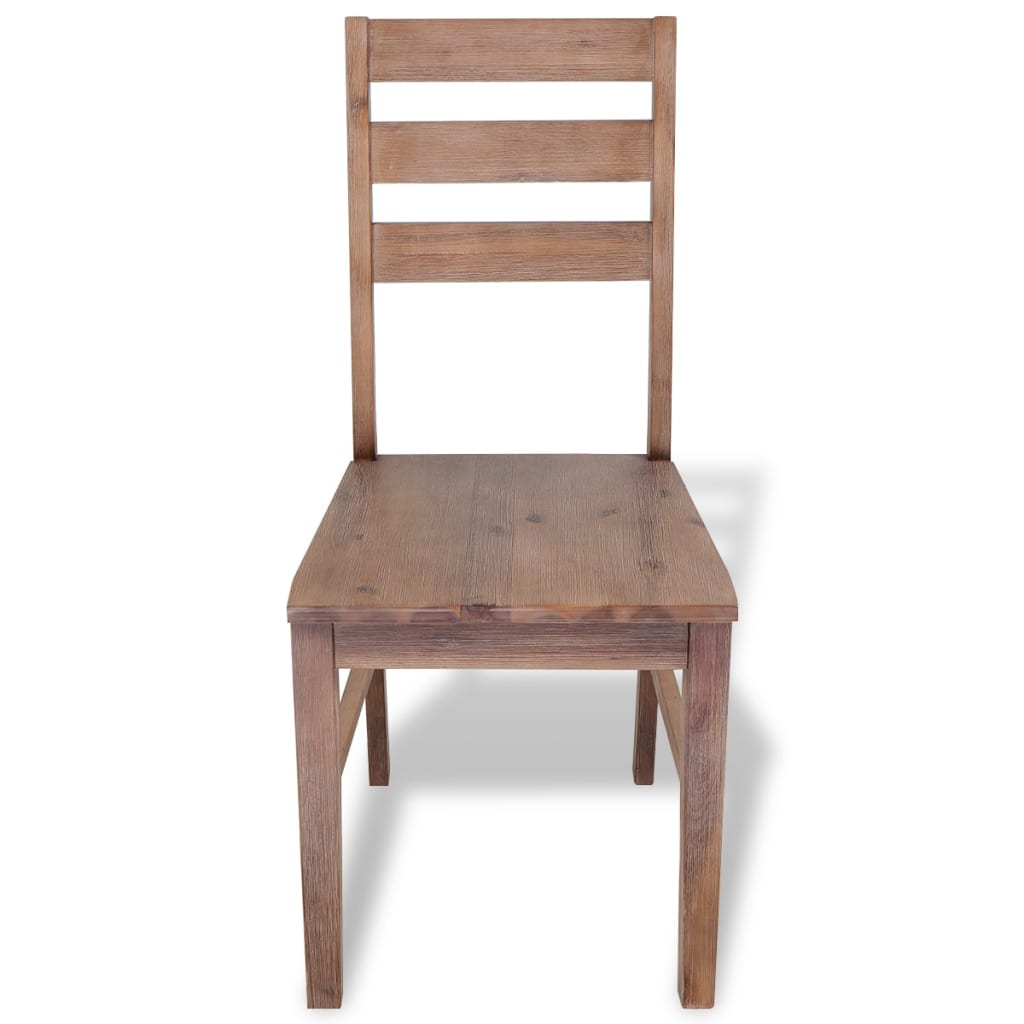 

vidaXL Eetkamerstoelen 6 st massief acaciahout