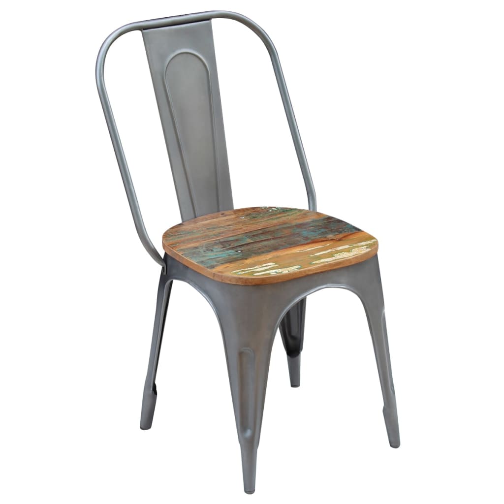 

vidaXL Eetkamerstoelen 6 st massief gerecycled hout