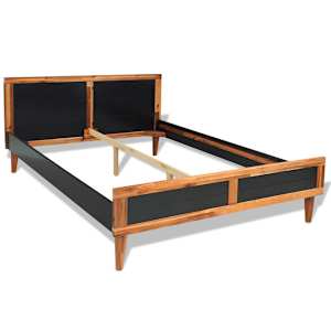 4dílný set nábytku do ložnice masivní akáciové dřevo 180x200 cm - obrázek 3