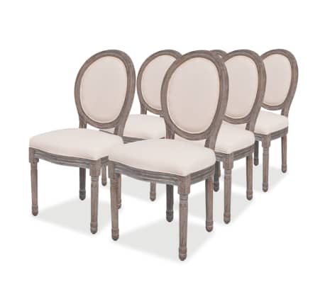 Détails sur vidaXL 6x Chaise de Salle à Manger Lin Chaises de Cuisine Chaises à Manger Détails sur vidaXL 6x Chaise de Salle à Manger Lin Chaises de Cuisine Chaises à Manger