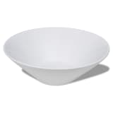 vidaXL Bathroom Basin with Faucet Hole Ceramic White